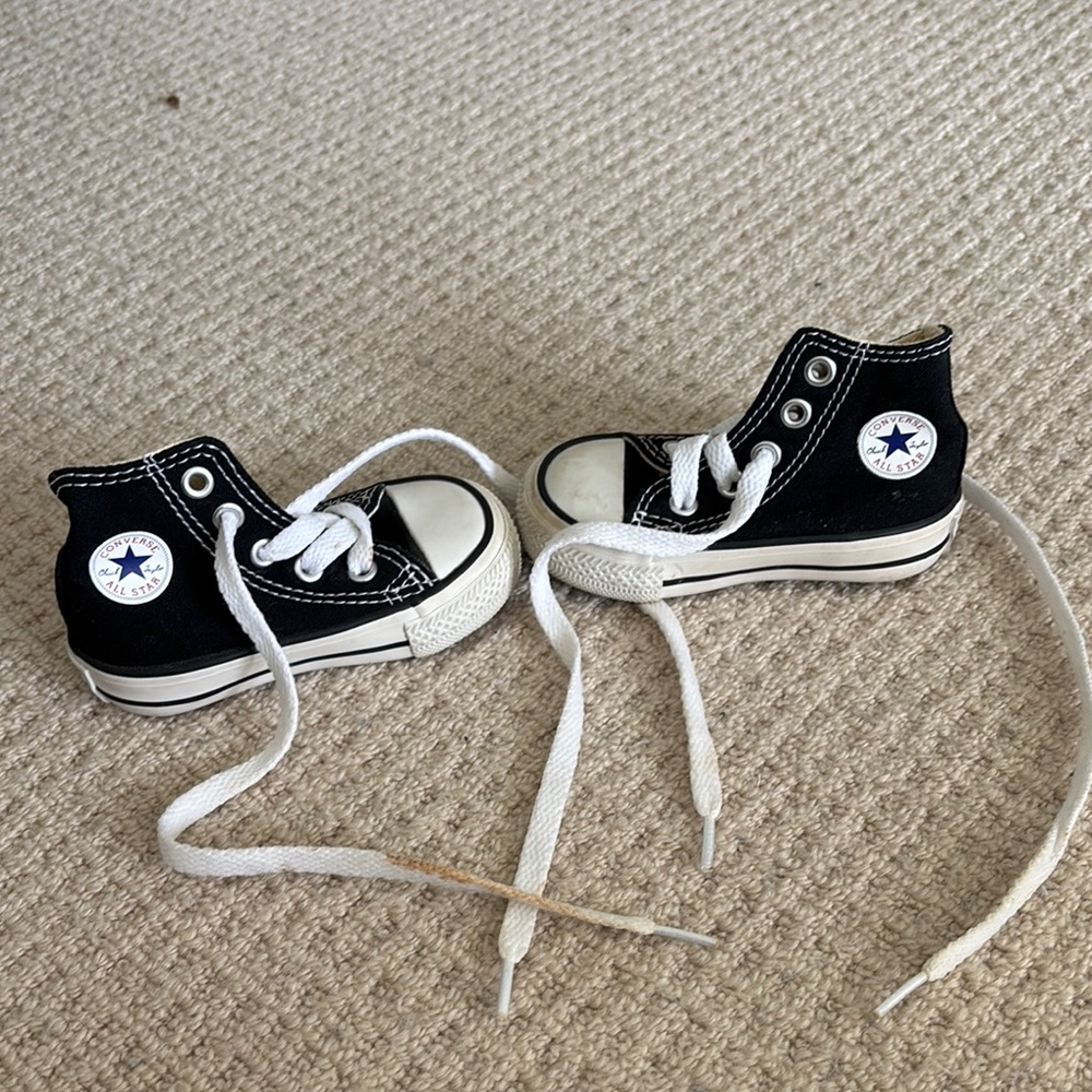 KIDS Converse Black High-Top Sneakers